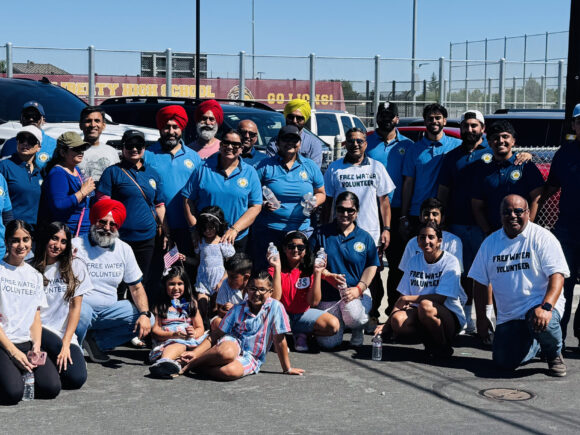 PCA Brentwood Offers Water and Juice Seva on Independence Day, July 4